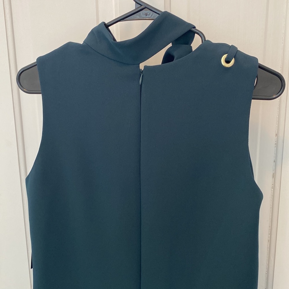 Tahari dark green a-line dress. Size 8. NWT - Picture 4 of 8